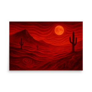 The Desert — Wormtone Original Poster