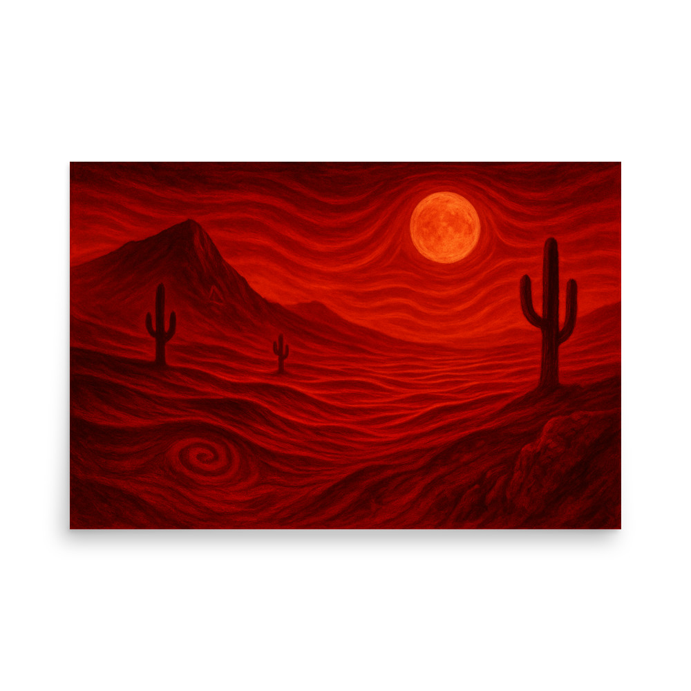 The Desert — Wormtone Original Poster