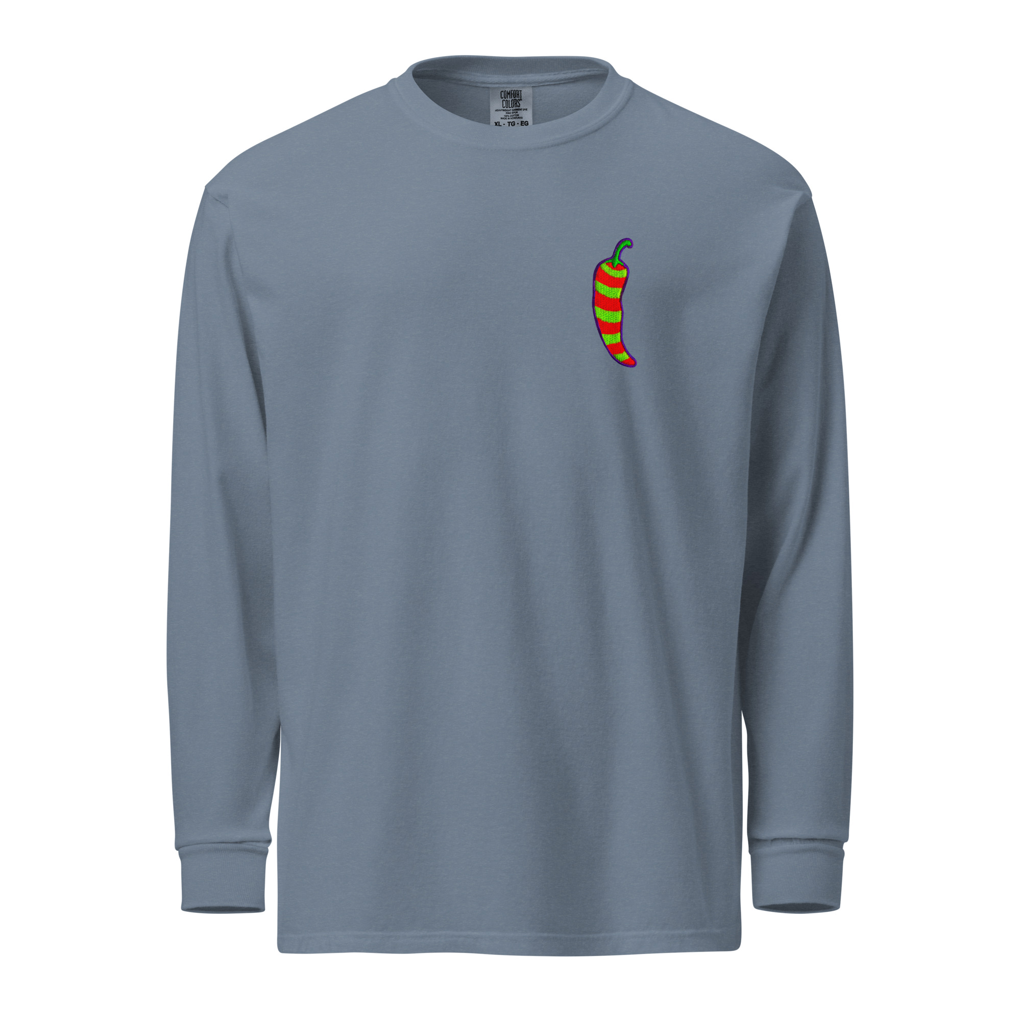 Glowing Pepper — Wormtone Original Long Sleeve Shirt - Image 5