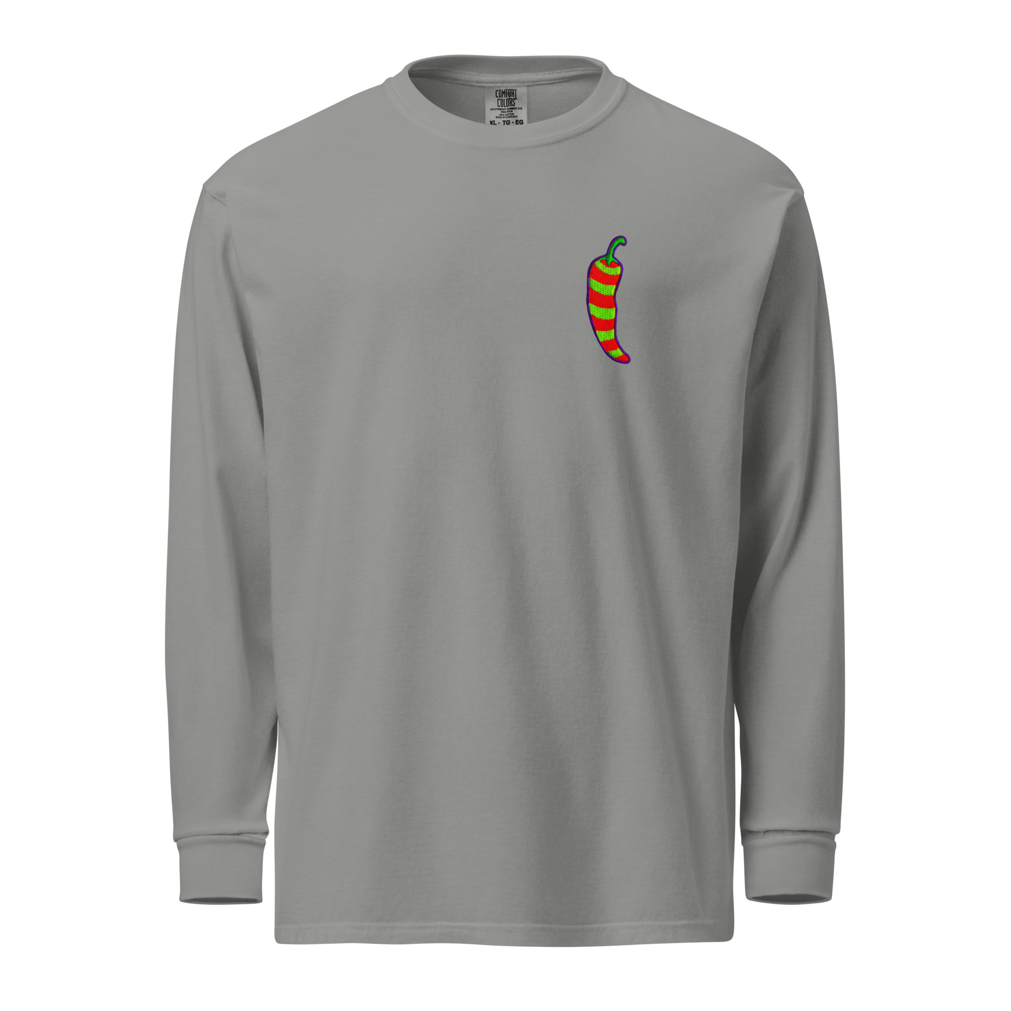 Glowing Pepper — Wormtone Original Long Sleeve Shirt - Image 9