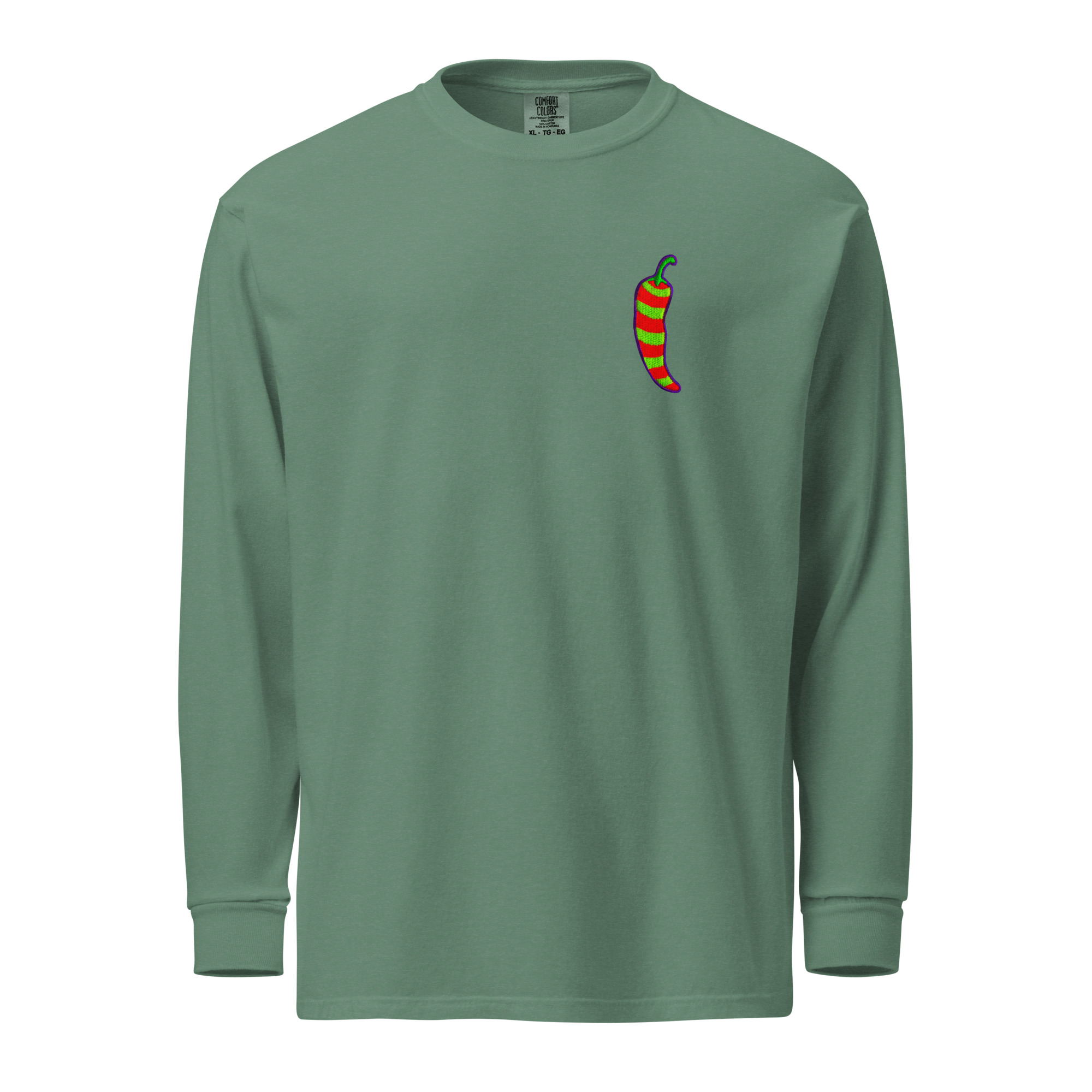 Glowing Pepper — Wormtone Original Long Sleeve Shirt - Image 7