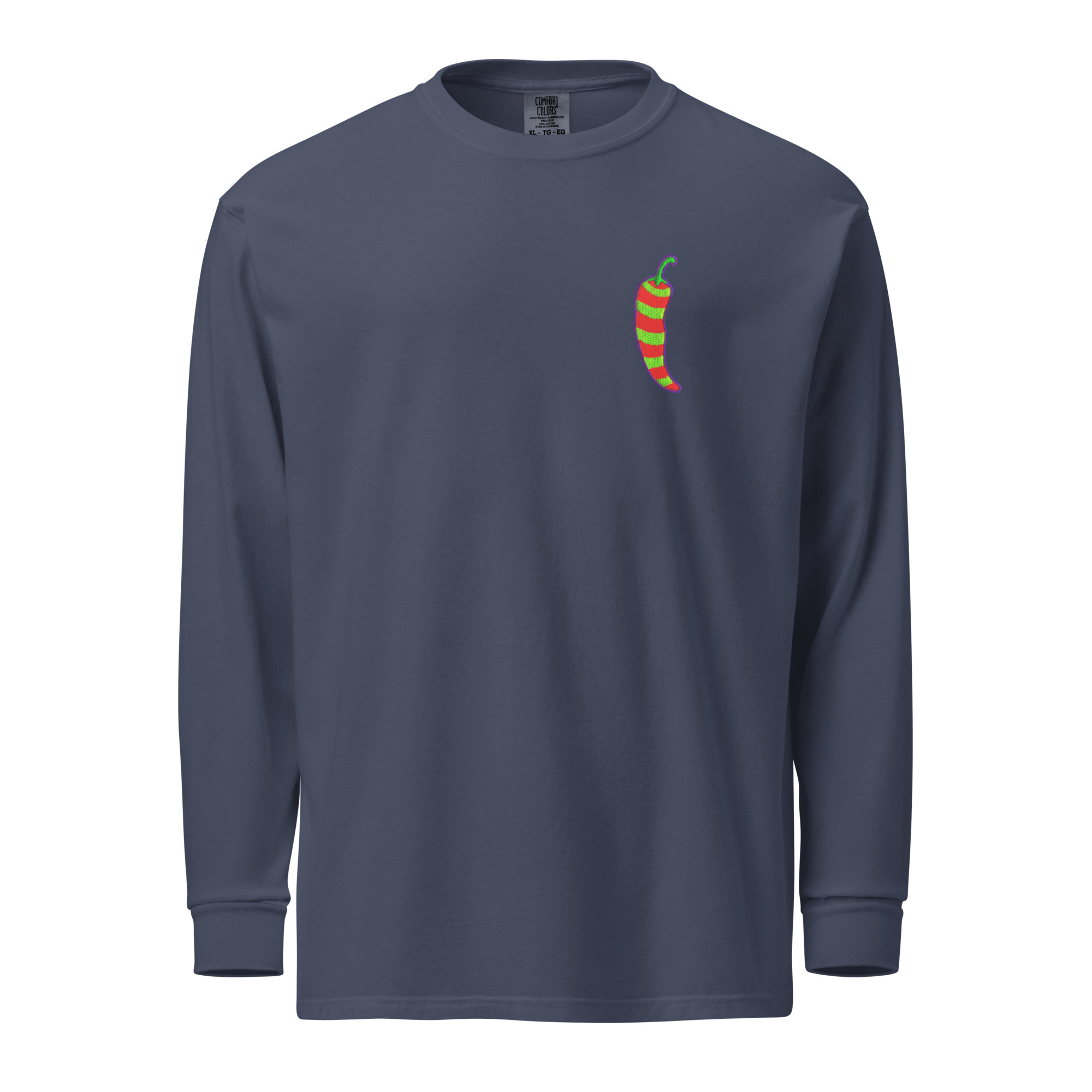 Glowing Pepper — Wormtone Original Long Sleeve Shirt - Image 3