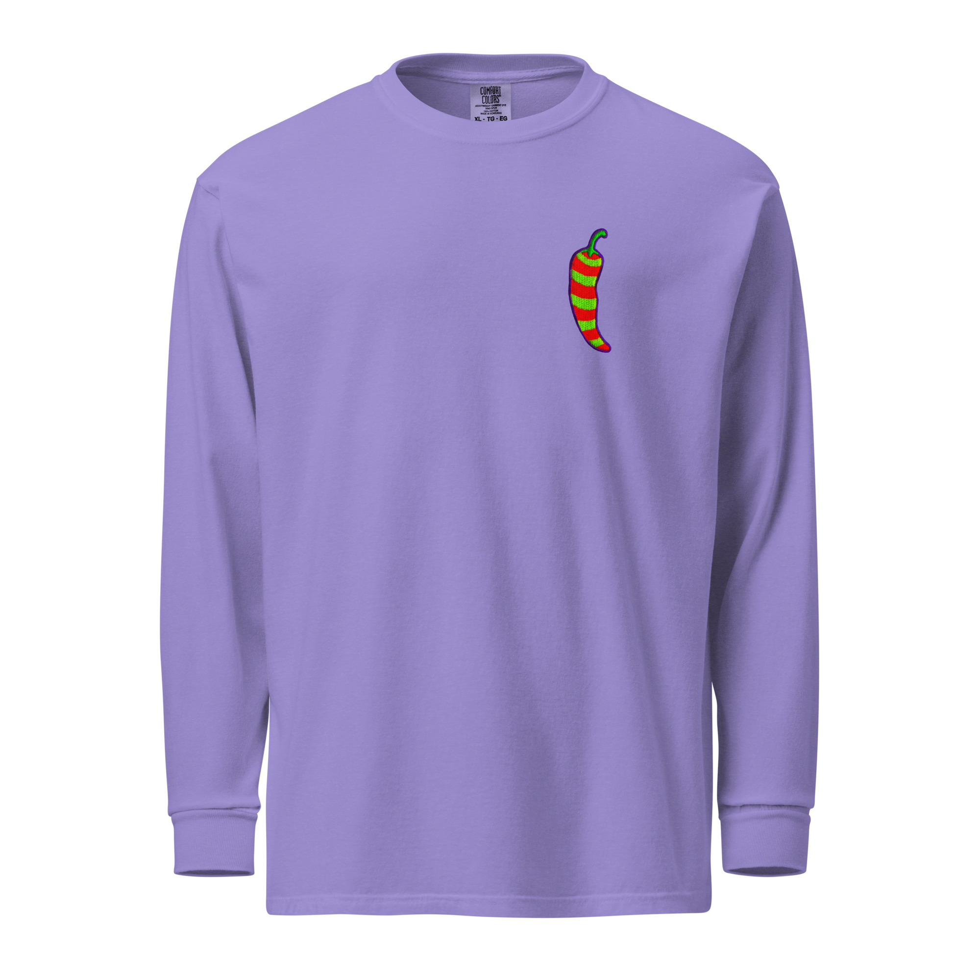 Glowing Pepper — Wormtone Original Long Sleeve Shirt - Image 11
