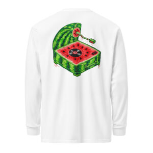 Watermelon Vinyl Player – Wormtone Original Long Sleeve