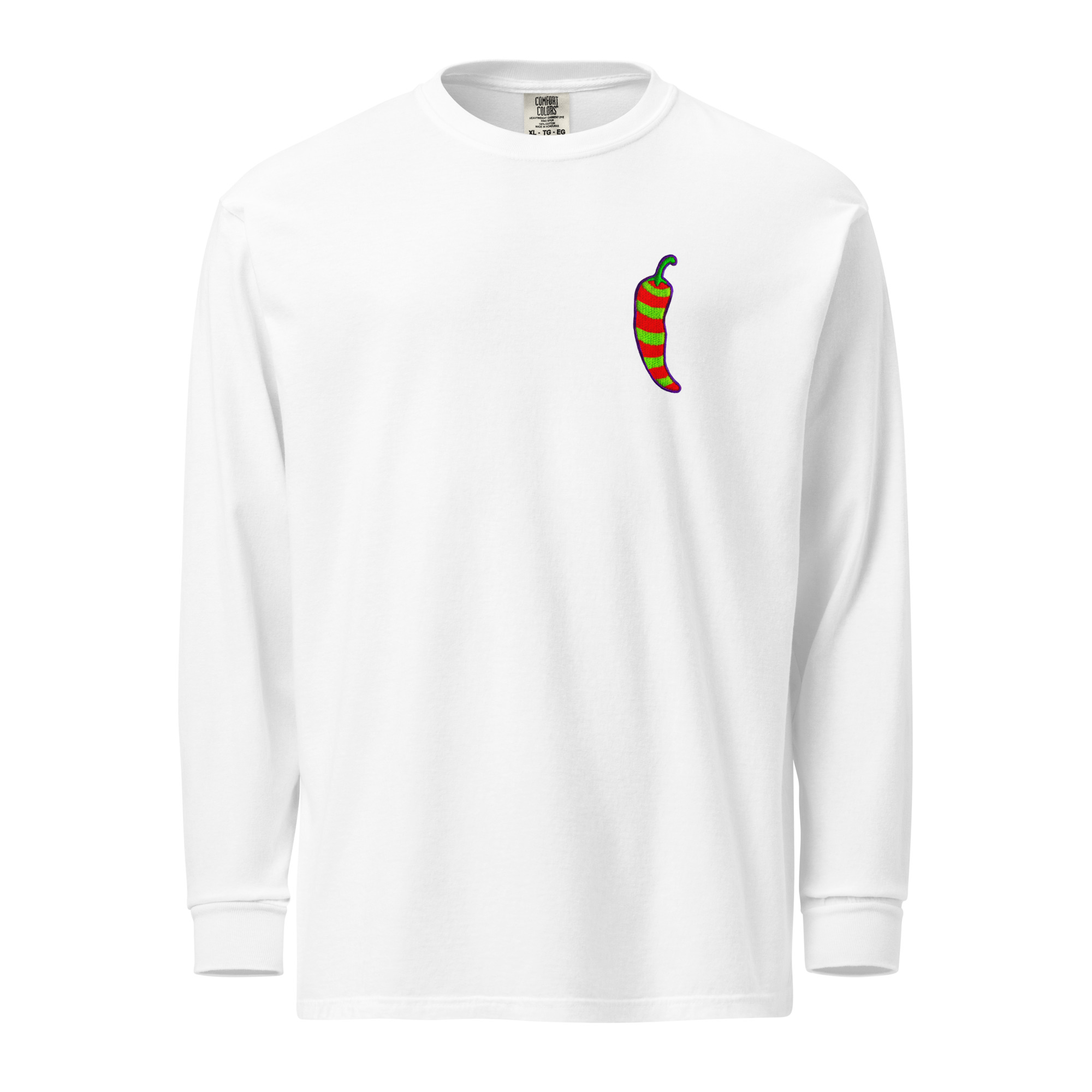 Glowing Pepper — Wormtone Original Long Sleeve Shirt - Image 13
