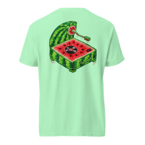 Watermelon Vinyl Player – Wormtone Original Tee